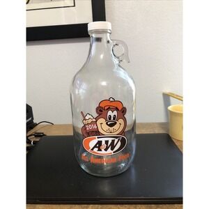 A&W Glass Jug 2016 With Lid